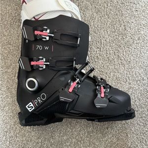 Salomon S/Pro 70 W Ski Boots - Black and Pink - Size 27